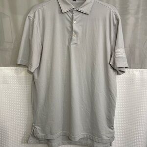 Peter Millar Light Gray Polo Shirt
